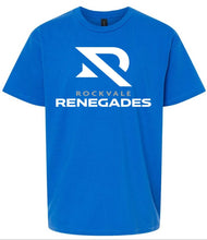 Load image into Gallery viewer, Gildan youth tees with Rockvale Renegades logo