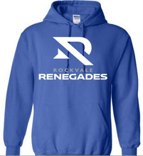 Load image into Gallery viewer, Gildan adult hoodies with Rockvale Renegades logo