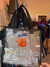 Load image into Gallery viewer, Clear tote bags with custom school logo