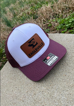 Load image into Gallery viewer, Richardson Trucker Cap with Eagleville Leather Patch