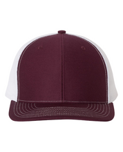 Load image into Gallery viewer, Richardson Trucker Cap with Eagleville Leather Patch