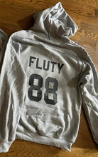 Load image into Gallery viewer, Youth & Adult hoodie with Eagleville Baseball logo & player name and number