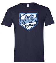 Load image into Gallery viewer, Gildan unisex tees with Lady Raiders logo