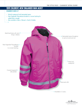 Load image into Gallery viewer, Children's New Englander Rain Jacket