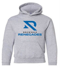 Load image into Gallery viewer, Gildan - Youth hoodie with Rockvale Renegades logo
