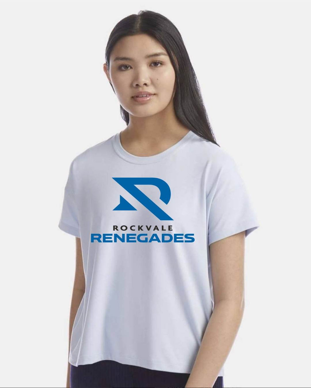 Champion - Women's Sport Soft Touch T-Shirt with Rockvale Renegades logo