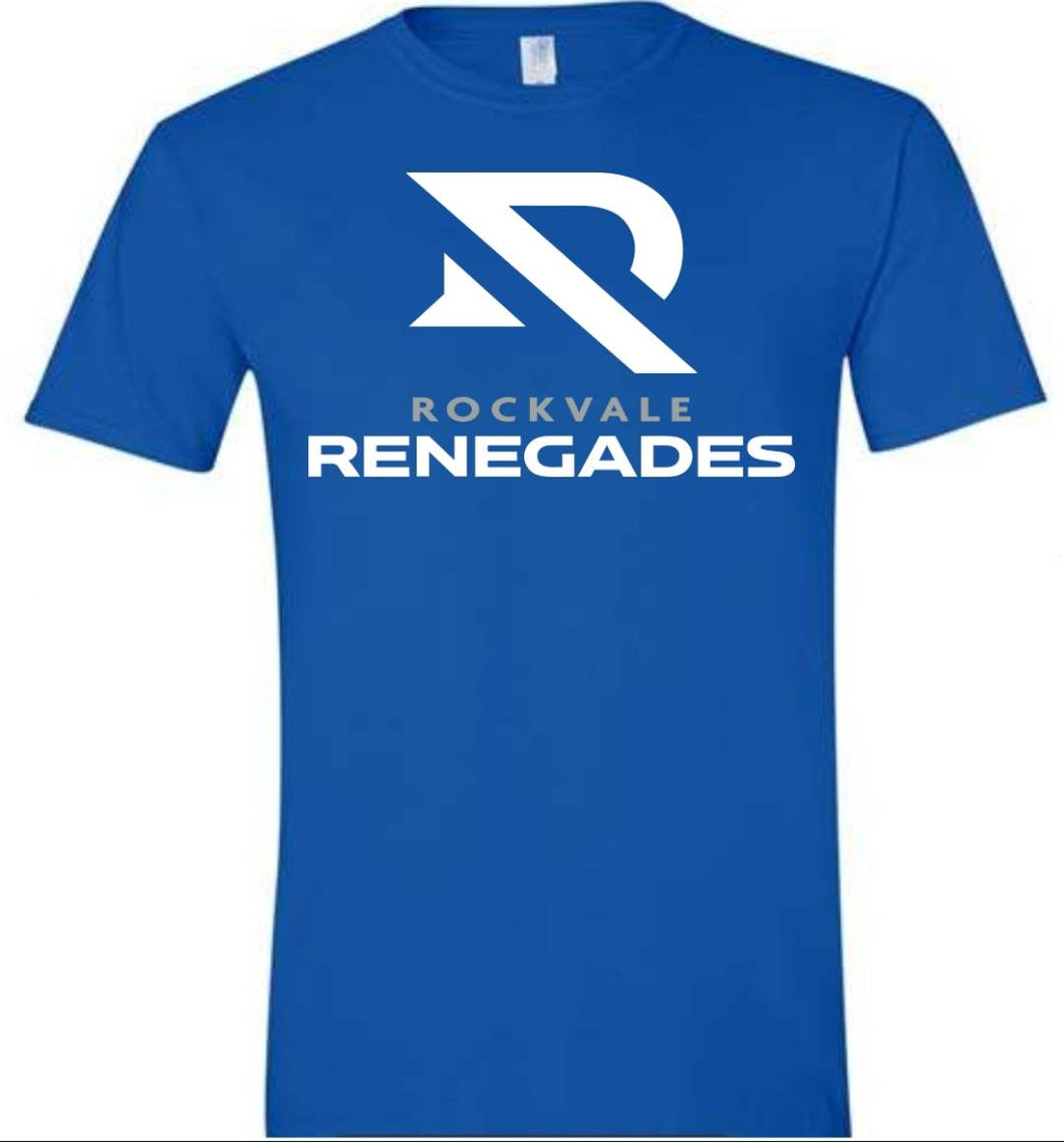 Gildan unisex tees with Rockvale Renegades logo