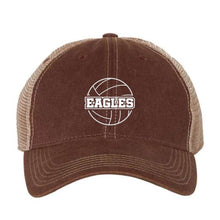 Load image into Gallery viewer, Legacy Trucker Cap with Eagles Volleyball design
