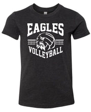 Load image into Gallery viewer, BELLA + CANVAS - YOUTH tee with Eagles Volleyball design
