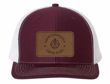 Load image into Gallery viewer, Richardson Trucker Cap with Eagleville Community Church leather patch
