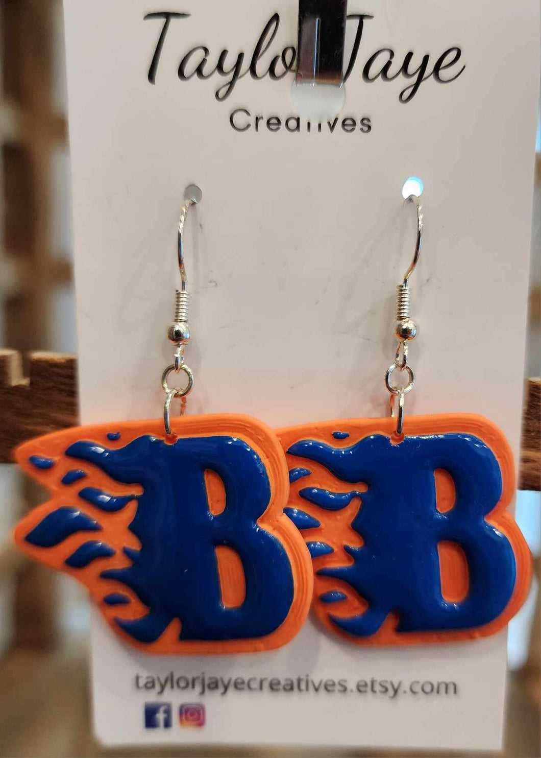 School Spirit Ear Rings - Dangle