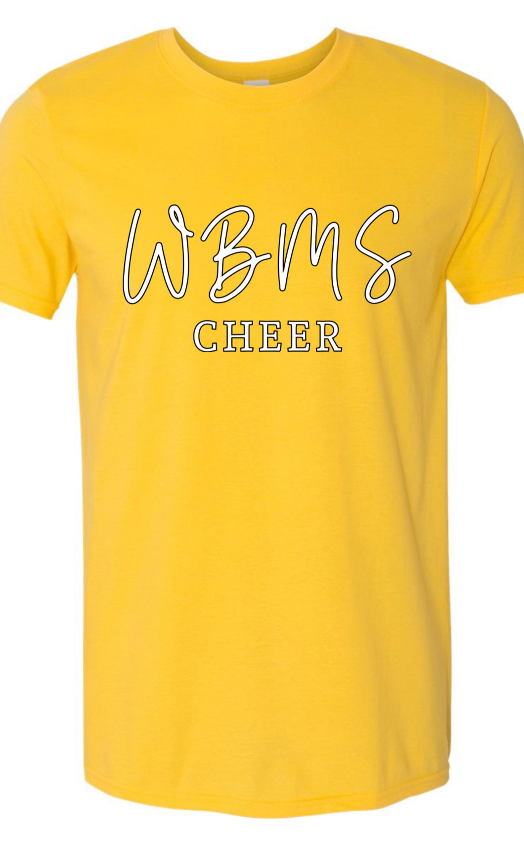 Whitworth Cheer Yellow Tee