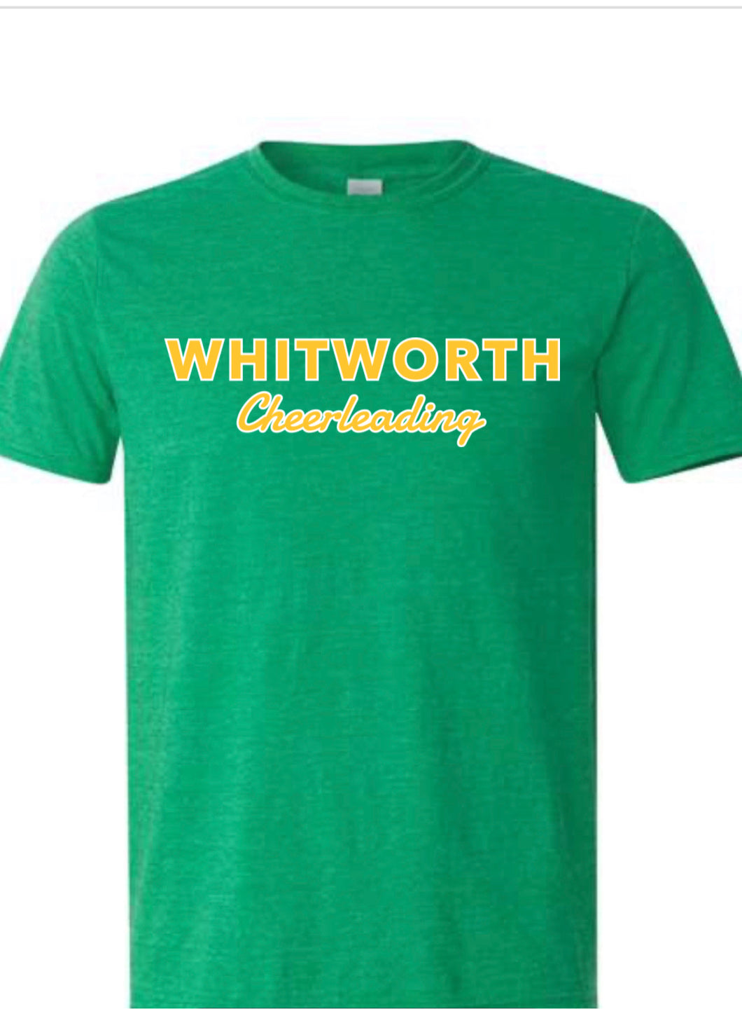 Whitworth Cheer Green Tee