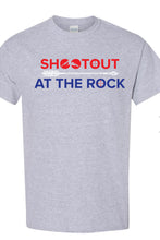 Load image into Gallery viewer, Shootout at the Rock t-shirt Adult and Youth
