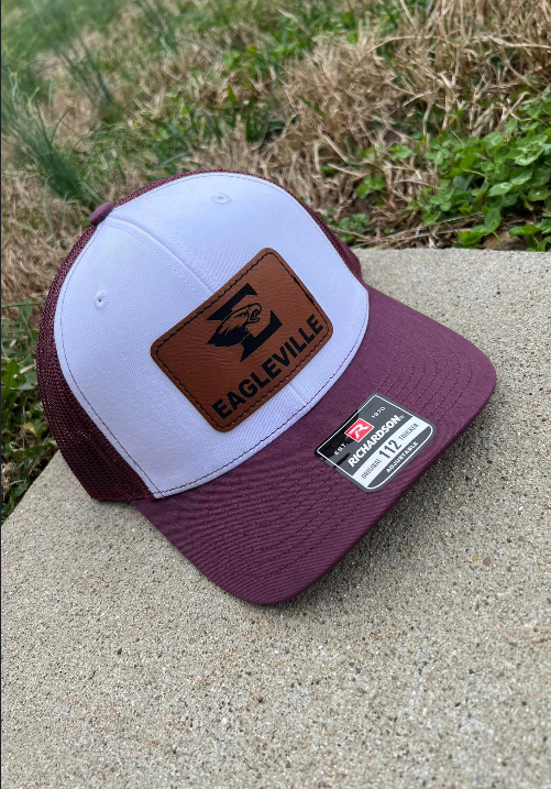 Richardson Trucker Cap with Eagleville Leather Patch