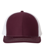 Load image into Gallery viewer, Richardson Trucker Cap with Eagleville Leather Patch
