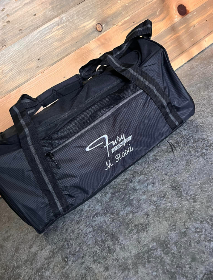 Embroidered Duffel Bag