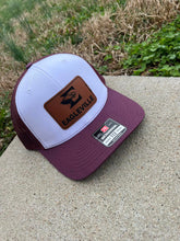 Load image into Gallery viewer, Richardson Trucker Cap with Eagleville Leather Patch
