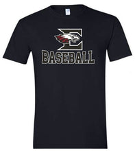 Load image into Gallery viewer, Gildan - Unisex adult tee with Eagleville Baseball logo
