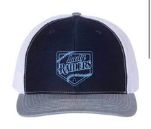 Load image into Gallery viewer, Richardson 112 - Adjustable Snapback Trucker Cap with embroidered Lady Raiders logo
