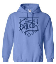 Load image into Gallery viewer, Gildan hoodies with Lady Raiders logo
