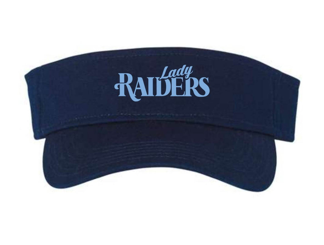 Champion Visor with embroidered Lady Raiders logo