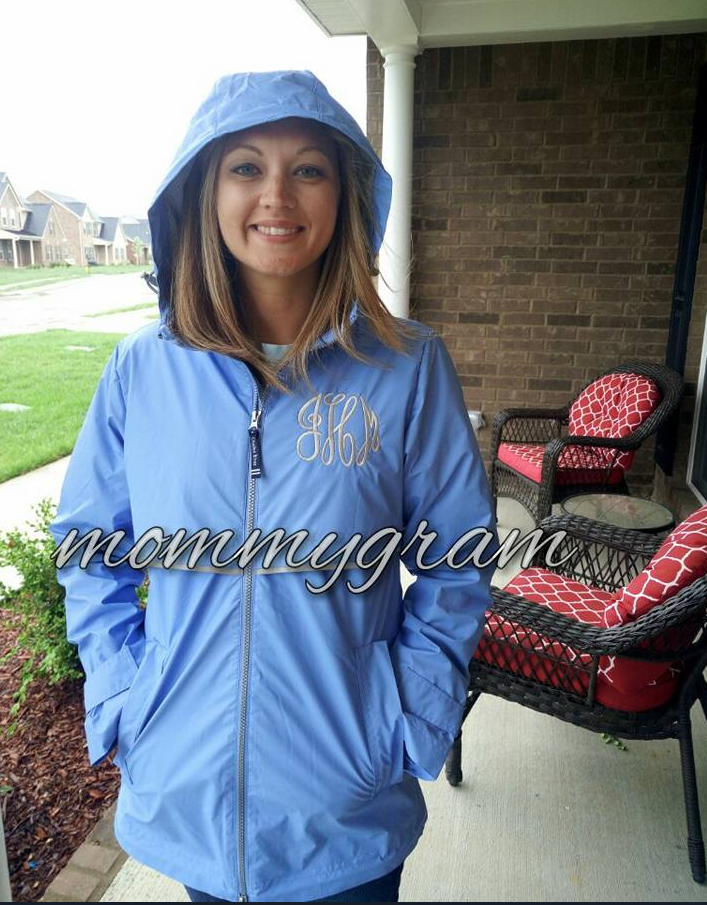 Charles river rain jacket periwinkle best sale
